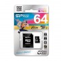 Silicon Power | Elite UHS-I | 64 GB | MicroSDXC | Flash memory class 10 | SD adapter - 4